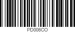 Código de barras (EAN, GTIN, SKU, ISBN): 'PD006CO'