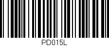 Código de barras (EAN, GTIN, SKU, ISBN): 'PD015L'