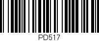 Código de barras (EAN, GTIN, SKU, ISBN): 'PD517'