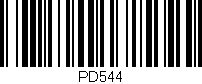 Código de barras (EAN, GTIN, SKU, ISBN): 'PD544'
