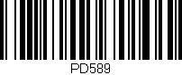 Código de barras (EAN, GTIN, SKU, ISBN): 'PD589'