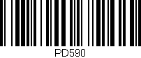 Código de barras (EAN, GTIN, SKU, ISBN): 'PD590'