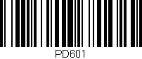 Código de barras (EAN, GTIN, SKU, ISBN): 'PD601'