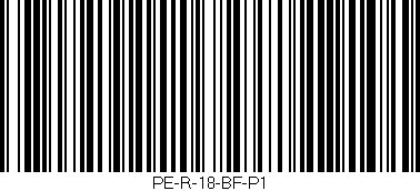 Código de barras (EAN, GTIN, SKU, ISBN): 'PE-R-18-BF-P1'