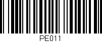 Código de barras (EAN, GTIN, SKU, ISBN): 'PE011'
