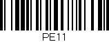Código de barras (EAN, GTIN, SKU, ISBN): 'PE11'