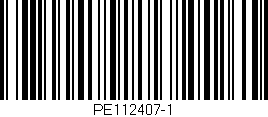Código de barras (EAN, GTIN, SKU, ISBN): 'PE112407-1'
