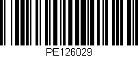 Código de barras (EAN, GTIN, SKU, ISBN): 'PE126029'