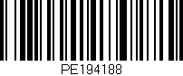 Código de barras (EAN, GTIN, SKU, ISBN): 'PE194188'