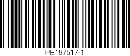 Código de barras (EAN, GTIN, SKU, ISBN): 'PE197517-1'