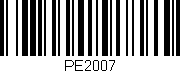 Código de barras (EAN, GTIN, SKU, ISBN): 'PE2007'