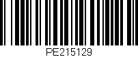 Código de barras (EAN, GTIN, SKU, ISBN): 'PE215129'