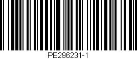 Código de barras (EAN, GTIN, SKU, ISBN): 'PE296231-1'