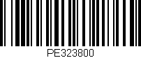 Código de barras (EAN, GTIN, SKU, ISBN): 'PE323800'