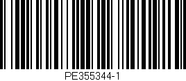 Código de barras (EAN, GTIN, SKU, ISBN): 'PE355344-1'