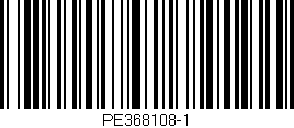 Código de barras (EAN, GTIN, SKU, ISBN): 'PE368108-1'