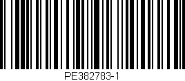 Código de barras (EAN, GTIN, SKU, ISBN): 'PE382783-1'