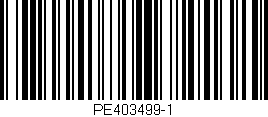 Código de barras (EAN, GTIN, SKU, ISBN): 'PE403499-1'