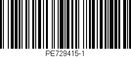 Código de barras (EAN, GTIN, SKU, ISBN): 'PE729415-1'