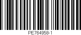 Código de barras (EAN, GTIN, SKU, ISBN): 'PE764958-1'