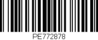 Código de barras (EAN, GTIN, SKU, ISBN): 'PE772878'