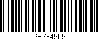 Código de barras (EAN, GTIN, SKU, ISBN): 'PE784909'