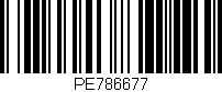 Código de barras (EAN, GTIN, SKU, ISBN): 'PE786677'
