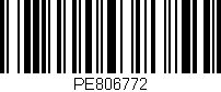 Código de barras (EAN, GTIN, SKU, ISBN): 'PE806772'