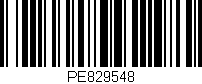 Código de barras (EAN, GTIN, SKU, ISBN): 'PE829548'
