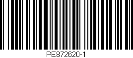 Código de barras (EAN, GTIN, SKU, ISBN): 'PE872620-1'