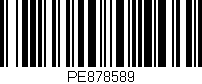 Código de barras (EAN, GTIN, SKU, ISBN): 'PE878589'