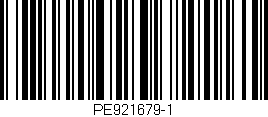 Código de barras (EAN, GTIN, SKU, ISBN): 'PE921679-1'