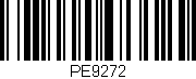 Código de barras (EAN, GTIN, SKU, ISBN): 'PE9272'