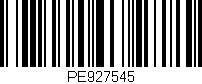 Código de barras (EAN, GTIN, SKU, ISBN): 'PE927545'