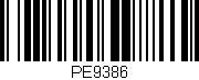 Código de barras (EAN, GTIN, SKU, ISBN): 'PE9386'