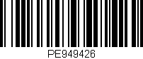 Código de barras (EAN, GTIN, SKU, ISBN): 'PE949426'
