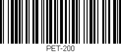 Código de barras (EAN, GTIN, SKU, ISBN): 'PET-200'