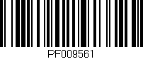 Código de barras (EAN, GTIN, SKU, ISBN): 'PF009561'