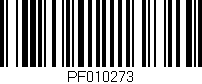 Código de barras (EAN, GTIN, SKU, ISBN): 'PF010273'