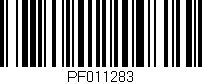 Código de barras (EAN, GTIN, SKU, ISBN): 'PF011283'
