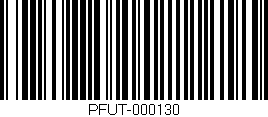 Código de barras (EAN, GTIN, SKU, ISBN): 'PFUT-000130'