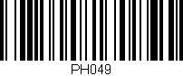 Código de barras (EAN, GTIN, SKU, ISBN): 'PH049'