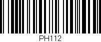 Código de barras (EAN, GTIN, SKU, ISBN): 'PH112'