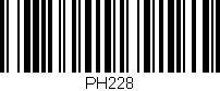 Código de barras (EAN, GTIN, SKU, ISBN): 'PH228'