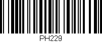 Código de barras (EAN, GTIN, SKU, ISBN): 'PH229'