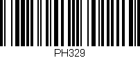 Código de barras (EAN, GTIN, SKU, ISBN): 'PH329'