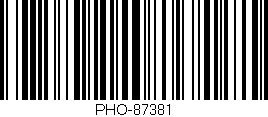 Código de barras (EAN, GTIN, SKU, ISBN): 'PHO-87381'