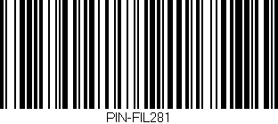 Código de barras (EAN, GTIN, SKU, ISBN): 'PIN-FIL281'