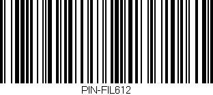 Código de barras (EAN, GTIN, SKU, ISBN): 'PIN-FIL612'