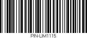 Código de barras (EAN, GTIN, SKU, ISBN): 'PIN-LIM1115'